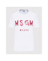 MSGM Tričko 3241MDM510 227298 Biela Regular Fit - Pepit.sk