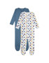 NAME IT Súprava 2 kusov dupačiek Nightsuit 13182197 Modrá Regular Fit - Pepit.sk