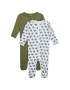 NAME IT Súprava 2 kusov dupačiek Nightsuit 13189127 Zelená Regular Fit - Pepit.sk