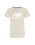 New Balance Tričko Essentials Stacked Logo Tee WT91546 Sivá Athletic Fit - Pepit.sk