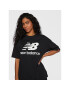 New Balance Tričko Essentials Stacked Logo WT03519 Čierna Oversize - Pepit.sk