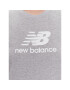 New Balance Tričko Essentials Stacked Logo WT31546 Sivá Athletic Fit - Pepit.sk