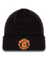 New Era Čiapka Core Cuff Beanie Manchester United FC 11213215 Čierna - Pepit.sk