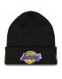 New Era Čiapka Essential Cuff Beanie Los Angeles Lakers Hat 60348856 Čierna - Pepit.sk