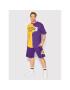 New Era Športové kraťasy LA Lakers Washed Team Logo 13083850 Fialová Regular Fit - Pepit.sk