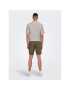 Only & Sons Bavlnené šortky 22024967 Hnedá Loose Fit - Pepit.sk