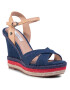 Pepe Jeans Espadrilky Ohara Jeans PLS90458 Tmavomodrá - Pepit.sk