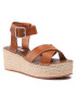 Pepe Jeans Espadrilky Witney Ella PLS90490 Hnedá - Pepit.sk