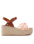 Pepe Jeans Espadrilky Witney Knot PLS90553 Hnedá - Pepit.sk