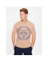 Plein Sport Tričko T-Shirt Round Neck Ss Tiger AACC MTK6550 SJY001N Béžová Regular Fit - Pepit.sk