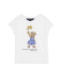 Polo Ralph Lauren Tričko SS Bear Tee 312790444001 Biela Regular Fit - Pepit.sk