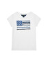 Lauren Ralph Lauren Tričko Ss Flag Tee 312785446001 Biela Regular Fit - Pepit.sk