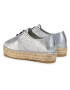 QUAZI Espadrilky QZ-50-04-000466 Strieborná - Pepit.sk