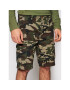 Quiksilver Bavlnené šortky Crucial Battle EQYWS03456 Zelená Tapered Fit - Pepit.sk