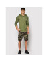 Quiksilver Bavlnené šortky Crucial Battle EQYWS03456 Zelená Tapered Fit - Pepit.sk