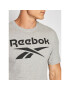 Reebok Tričko Graphic Series Stacked GS1614 Sivá Slim Fit - Pepit.sk