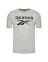 Reebok Tričko Graphic Series Stacked GS1614 Sivá Slim Fit - Pepit.sk