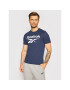 Reebok Tričko Workout Ready Supremium Graphic FU3256 Tmavomodrá Regular Fit - Pepit.sk