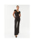 ROTATE Overal Coated Jersey Jumpsuit 111023100 Čierna Regular Fit - Pepit.sk