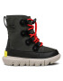 Sorel Snehule Childrens Explorer Lace Wp NC4897-093 Sivá - Pepit.sk