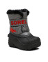 Sorel Snehule Childrens Snow Commander NC1960-052 Sivá - Pepit.sk