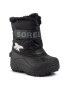 Sorel Snehule Childrens Snow Commander NC1960 Čierna - Pepit.sk