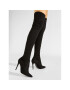 Steve Madden Mušketierky Dade Overknee Boot SM11000150-04001-001 Čierna - Pepit.sk