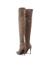 Steve Madden Mušketierky Dade Overknee Boot SM11000150-04001-482 Béžová - Pepit.sk