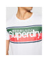 Superdry Tričko Core Logo Stripe M1010159B Biela Regular Fit - Pepit.sk