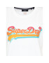 Superdry Tričko Vintage Vl Seasonal W1010790A Biela Regular Fit - Pepit.sk