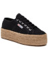 Superga Espadrilky 2790 Rope S51186W Čierna - Pepit.sk