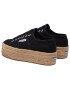 Superga Espadrilky 2790 Rope S51186W Čierna - Pepit.sk