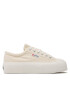 Superga Plátenky 2631 Stripe Platform S5111SW Béžová - Pepit.sk