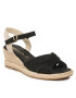 Tamaris Espadrilky 1-28367-20 Čierna - Pepit.sk