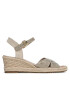 Tamaris Espadrilky 1-28367-20 Zlatá - Pepit.sk