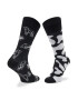 Todo Socks Ponožky Vysoké Unisex Wow Cow Čierna - Pepit.sk