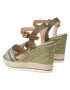 Tom Tailor Espadrilky 3290207 Zelená - Pepit.sk