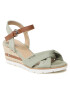 Tom Tailor Espadrilky 3290403 Zelená - Pepit.sk