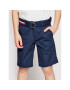 Tommy Hilfiger Bavlnené šortky Essential Belted Chino KB0KB05769 D Tmavomodrá Slim Fit - Pepit.sk