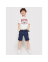 Tommy Hilfiger Bavlnené šortky Essential Belted Chino KB0KB05769 D Tmavomodrá Slim Fit - Pepit.sk