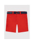 Tommy Hilfiger Bavlnené šortky Essential KB0KB07399 D Červená Slim Fit - Pepit.sk