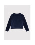 Tommy Hilfiger Blúzka Tape Knit KG0KG06316 M Tmavomodrá Regular Fit - Pepit.sk