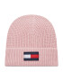 Tommy Hilfiger Čiapka Big Flag Beanie AU0AU01500 Ružová - Pepit.sk