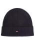 Tommy Hilfiger Čiapka Pima Cotton Beanie AM0AM06573 Čierna - Pepit.sk