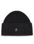 Tommy Hilfiger Čiapka Th Evening Beanie AW0AW15319 Čierna - Pepit.sk