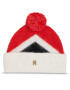 Tommy Hilfiger Čiapka Th Evening Pompom Beanie Argyle AW0AW15305 Červená - Pepit.sk