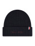 Tommy Hilfiger Čiapka Th Signature Beanie AM0AM07869 Tmavomodrá - Pepit.sk