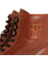 Tommy Hilfiger Čižmy Th American Warm Leather Boot FM0FM04668 Hnedá - Pepit.sk