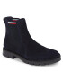 Tommy Hilfiger Členková obuv s elastickým prvkom Corpoarte Hilfiger Suede Chelsea FM0FM04803 Modrá - Pepit.sk