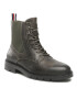 Tommy Hilfiger Členková obuv s elastickým prvkom Lth Up Chel Boot FM0FM04204 Zelená - Pepit.sk